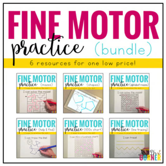 Mrs. D's Corner — FREE Fine Motor Skills Practice BUNDLE